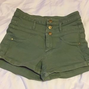 High waist shorts